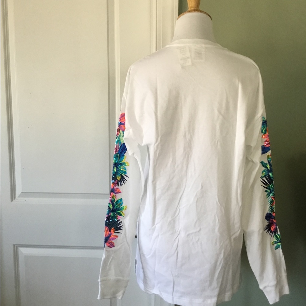 VS Pink XSCampus Tee Tropical Bling - Picture 4 of 6